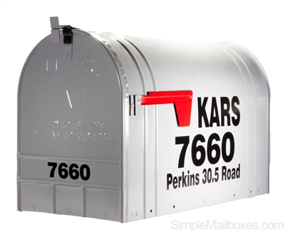 Rural Mailbox - Extra Large Aluminum