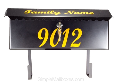 Fulton Large Horizontal Locking Wall Mount Mailbox